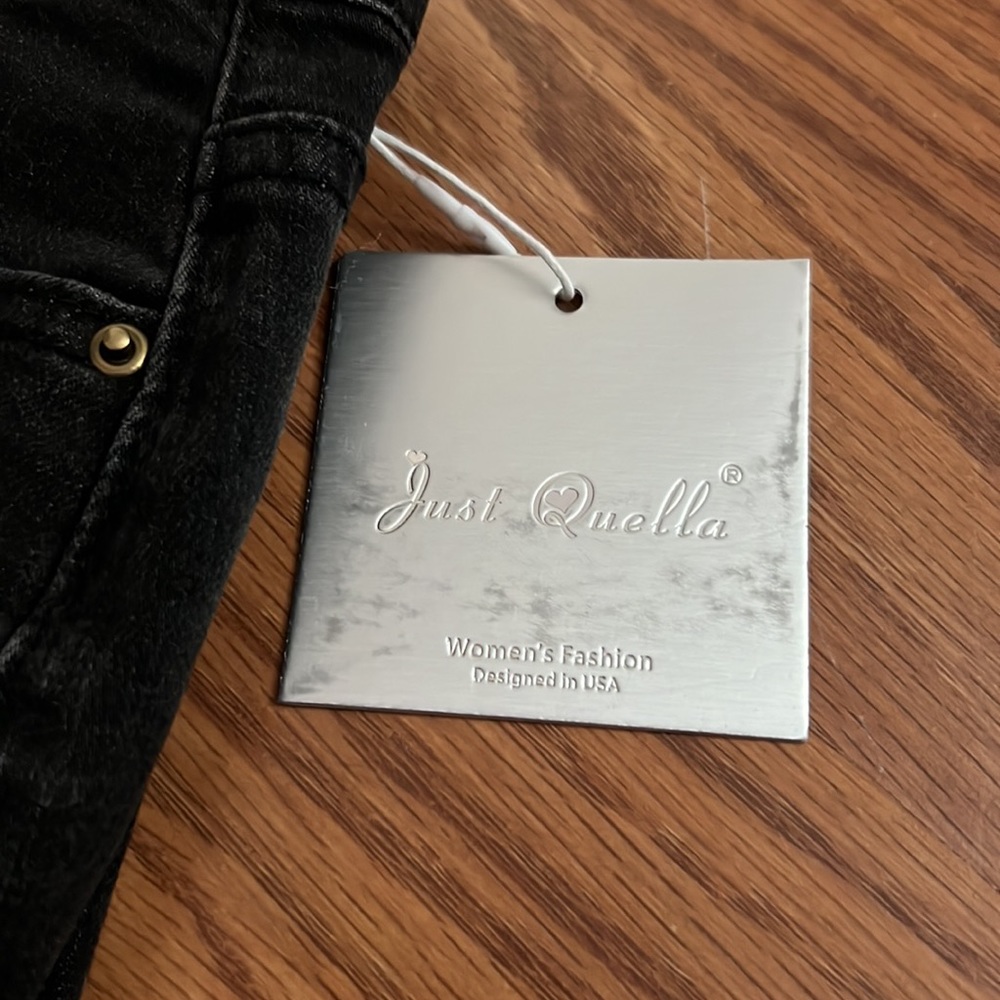 Brand new black jean skirt - Picture 3 of 3